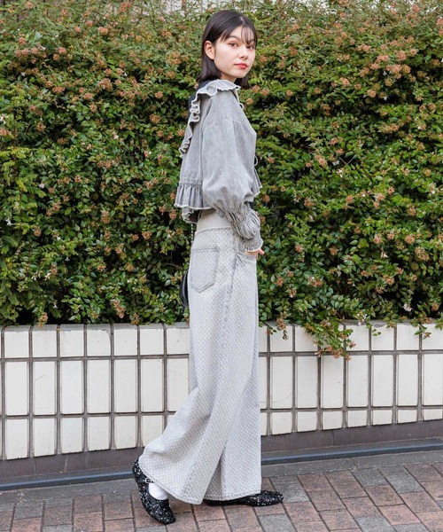 最安値‼️niko and FRILL BOLERO BLOUSE フリルボレロ セール】【NKJ 2025SS】FRILL BOLERO BLOUSE（シャツ/ブラウス