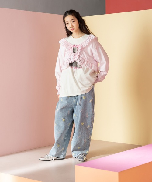 完売！2025SS FRILL BOLERO BLOUSE フリルボレロブラウス niko and ｜[NKJ 2025SS]FRILL BOLERO BLOUSE | Rakuten