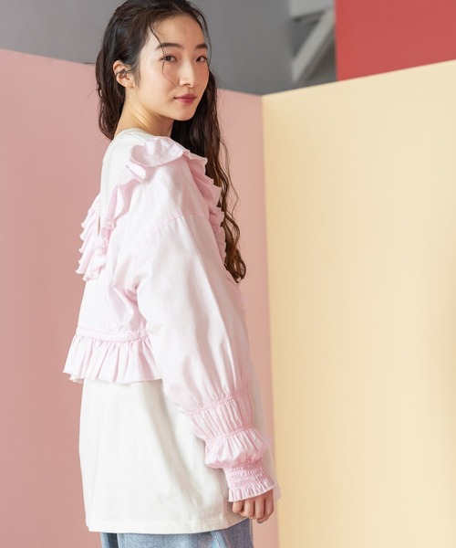 最安値‼️niko and FRILL BOLERO BLOUSE フリルボレロ niko and ｜[NKJ 2025SS]FRILL BOLERO BLOUSE | Rakuten