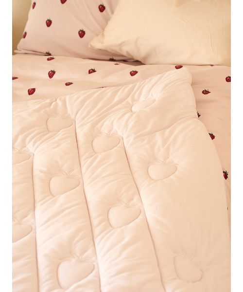 gelato pique Sleep ベッド 寝具 「Sleep」ストロベリー柄 キルト