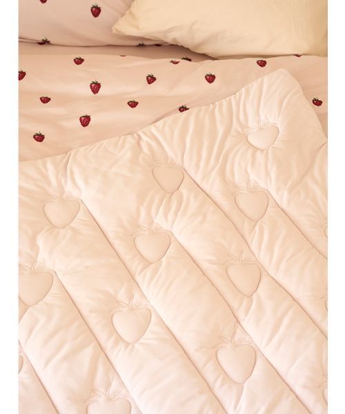 gelato pique Sleep ベッド 寝具 「Sleep」ストロベリー柄 キルト