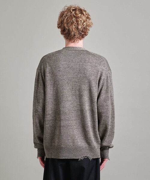 LOEFF カーディガン 「LOEFF」ダメージ UNISEX レディース
