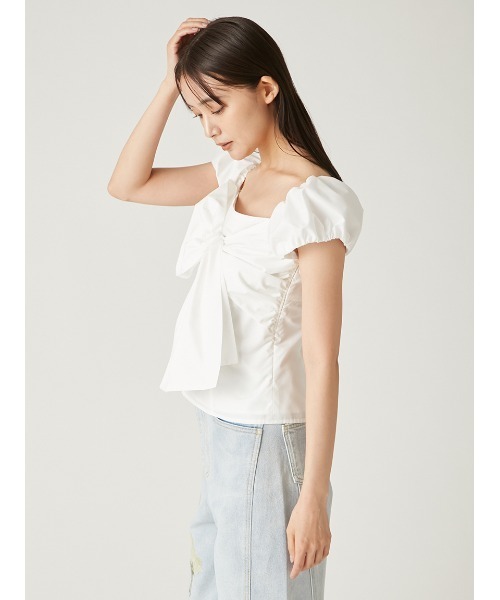 フレイアイディー　リボンデティールトップス　ギンガム FRAY I.D｜リボンディテールトップス | Rakuten Fashion(楽天