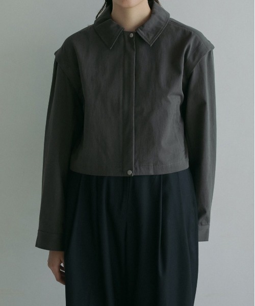 anuke（アンヌーク） ジャケット テーラードジャケット 2way Twill
