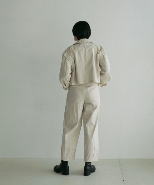 anuke（アンヌーク） ジャケット テーラードジャケット 2way Twill