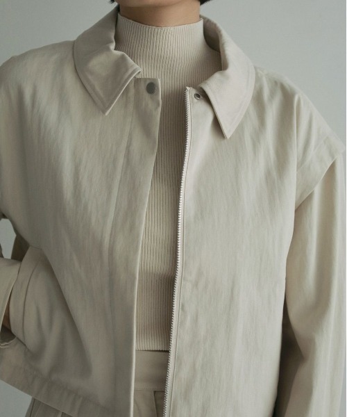 anuke（アンヌーク） ジャケット テーラードジャケット 2way Twill
