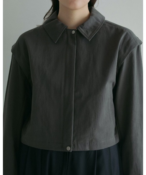 anuke（アンヌーク） ジャケット テーラードジャケット 2way Twill