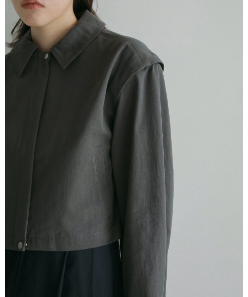 anuke（アンヌーク） ジャケット テーラードジャケット 2way Twill