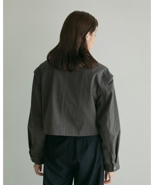 anuke（アンヌーク） ジャケット テーラードジャケット 2way Twill