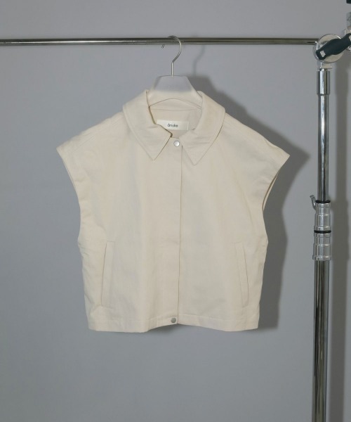 anuke（アンヌーク） ジャケット テーラードジャケット 2way Twill