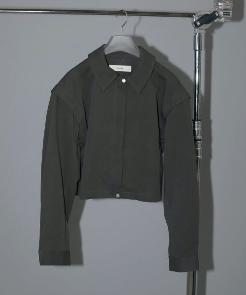anuke（アンヌーク） ジャケット テーラードジャケット 2way Twill