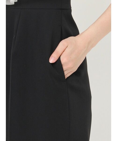 LAGUNAMOON パンツドレス LADYチュールオフショルパンツドレス