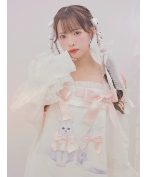 ♡Ank Rouge 明日カノ フリルプルオーバー スウェットワンピース♡ ♡Ank Rouge 明日カノ フリルプルオーバー スウェットワンピース
