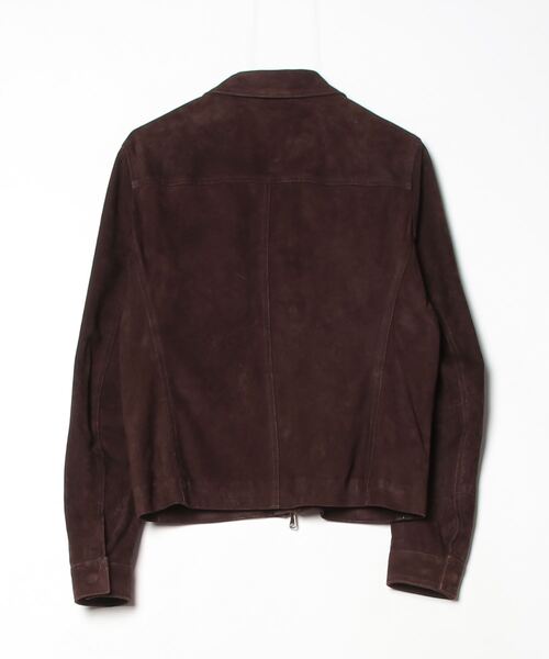 EMMETI 「EMMETI」 レザーブルゾン 46 ブラウン メンズ : ZOZOTOWN