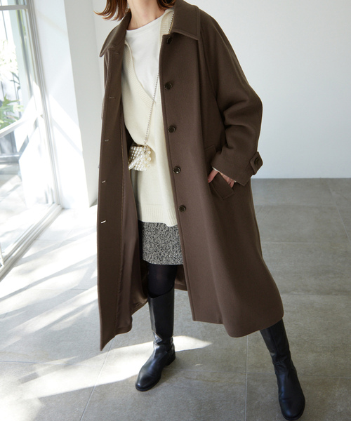 SLOBE IENA（スローブイエナ） ステンカラーコート 38 グレー