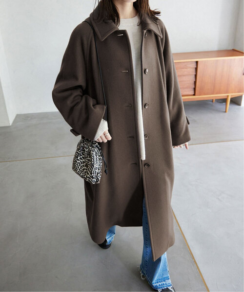 SLOBE IENA（スローブイエナ） ステンカラーコート 38 グレー