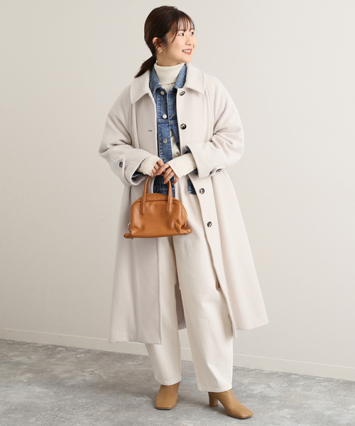 SLOBE IENA（スローブイエナ） ステンカラーコート 38 グレー