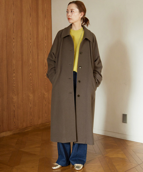 SLOBE IENA（スローブイエナ） ステンカラーコート 38 グレー