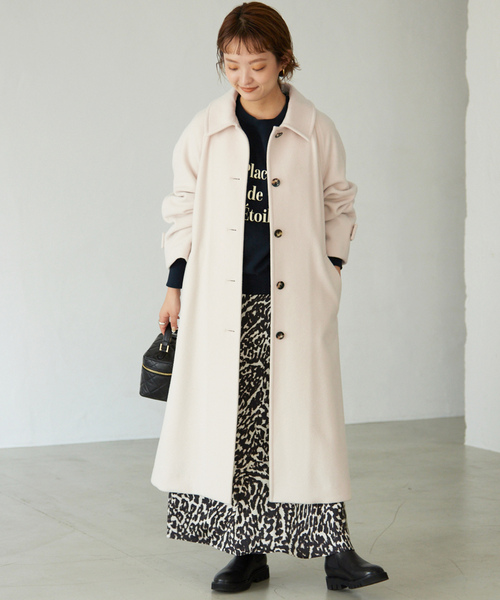 SLOBE IENA（スローブイエナ） ステンカラーコート 38 グレー