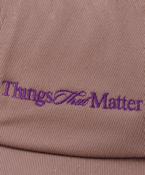 things that matter CAPチャコールグレー things that matter CAPチャコールグレー