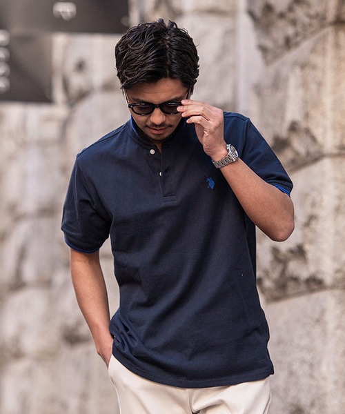 POLO USA 10 ネイビー ポロシャツ Polo Ralph Lauren/Polo Shirt（ラルフローレン ポロシャツ）ネイビー
