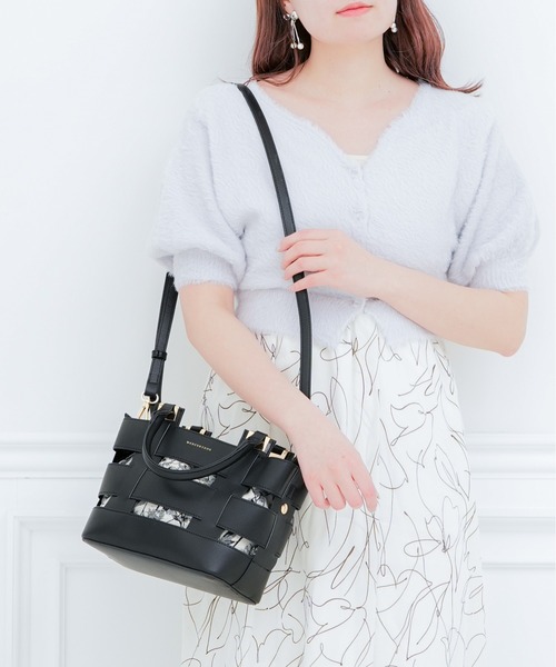 MERCURYDUO（マーキュリーデュオ） トートバッグ 」 軽量メッシュ 花柄