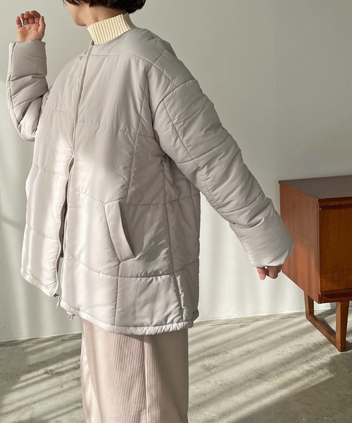 「210nouve」 ブルゾン FREE アイボリー レディース_画像9