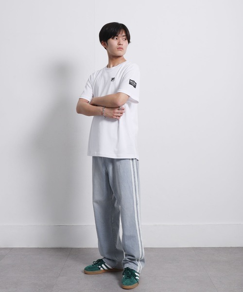 FILA フィラ テニスウェア 半袖TシャツVM5601 ホワイト メンズM新品 FILA（フィラ） tシャツ 半袖 DRY アソート 半袖 Tシャツ / バック