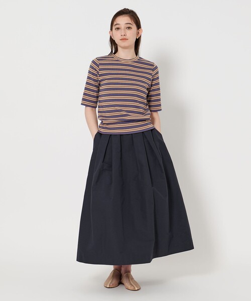 ユナイテッドアローズ  タックボリュームスカート　フレアスカート UNITED ARROWS（ユナイテッドアローズ）の「T/R タック