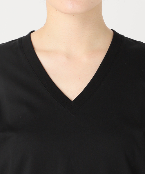 FRAMeWORK tシャツ 「追加」LOEFF/ロエフ 別注スビン天竺Vネック