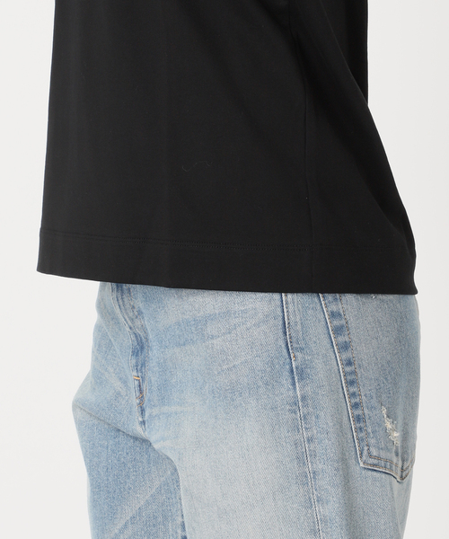 〈FRAMeWORK 〉LOEFF 別注スビン天竺VネックTシャツ/ネイビー FRAMeWORK（フレームワーク）の「LOEFF/ロエフ 別注スビン天竺V