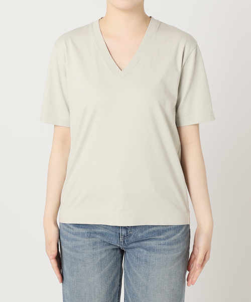 FRAMeWORK tシャツ 「追加」LOEFF/ロエフ 別注スビン天竺Vネック