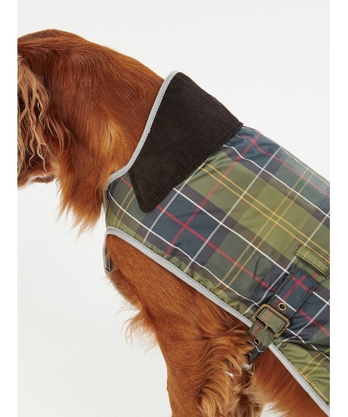 Barbour（バブアー） 犬 服 ウォータープルーフ タータン ドッグコート