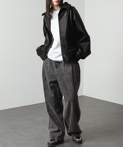 THE ALFEE XLサイズ ジップアップジャケット 黒 ラグスタイル LUXSTYLE ジップアップジャケット/ジャケット メンズ