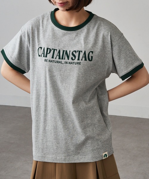 CAPTAIN STAG（キャプテンスタッグ） tシャツ 半袖 「CAPTAIN STAG