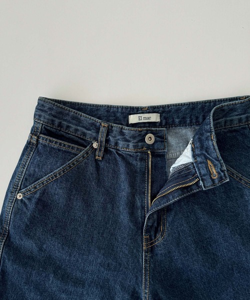 【完売品】El mar シーム　デニム　パンツ 完売品】El mar シーム デニム パンツ