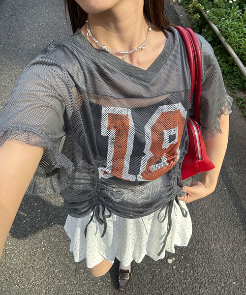 tシャツ メッシュナンバリングシャーリングTee レディース | CIAOPANIC | 18