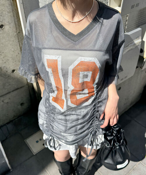 tシャツ メッシュナンバリングシャーリングTee レディース | CIAOPANIC | 20