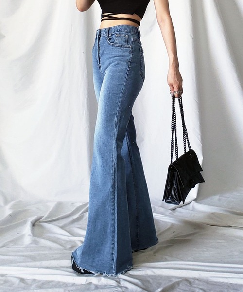 [me+em select] ботинки cut Denim брюки MEDIUM черный женский 