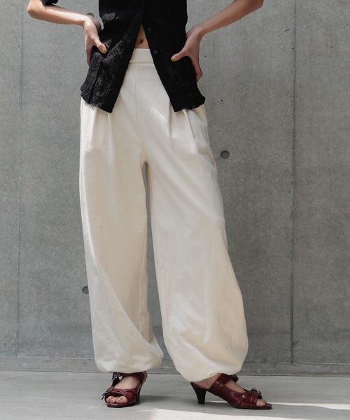 PAGEBOY スウェットパンツ ジャージ タックスウェットパンツ