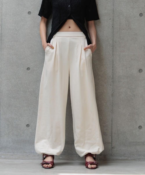 【PAGEBOY】 スエットワークパンツ ワイドパンツ チノパン PAGEBOY】 スエットワークパンツ ワイドパンツ チノパン