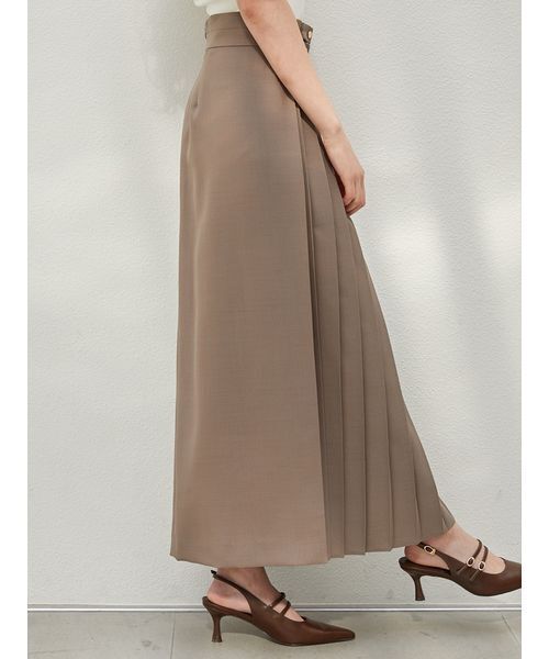 SNIDEL スカート プリーツロングスカート : ZOZOTOWN Yahoo!店