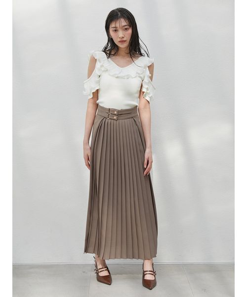 snidel プリーツスカート SNIDEL スカート プリーツロングスカート : ZOZOTOWN Yahoo!店