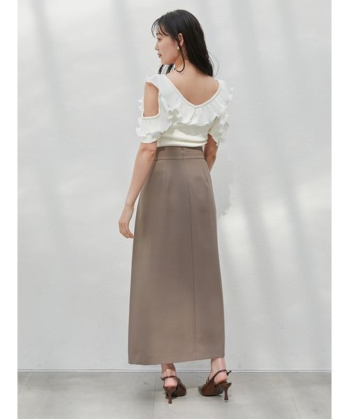 SNIDEL スカート プリーツロングスカート : ZOZOTOWN Yahoo!店