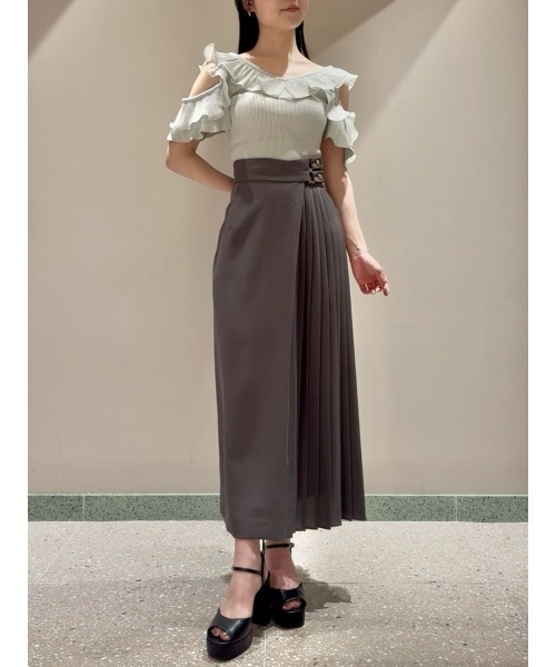 SNIDEL プリーツロングスカート SNIDEL スカート プリーツロングスカート : ZOZOTOWN Yahoo!店