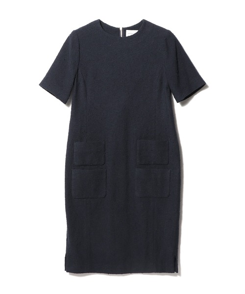 ワンピース onest バックオープンギャザーワンピース