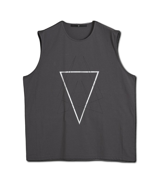 NO ID.（ノーアイディー） タンクトップ 「NO ID.」Geometric Print