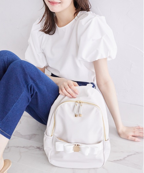tocco closet（トッコ クローゼット） デイバック リュック 金具リボン