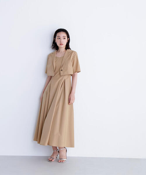 【美品】NATURAL BEAUTY BBSIC ★ ジャケット&ワンピース NATURAL BEAUTY BASIC ワンピース ショートジャケット