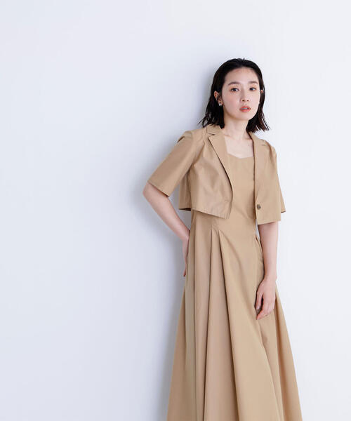 NATURAL BEAUTY BASIC ワンピース ショートジャケット
